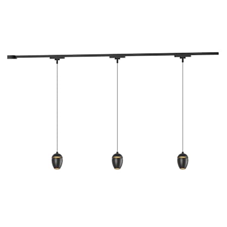 Kuzco Lighting Eloa 38" Long 3 Light LED Trilo Track Kit - 4000K Black