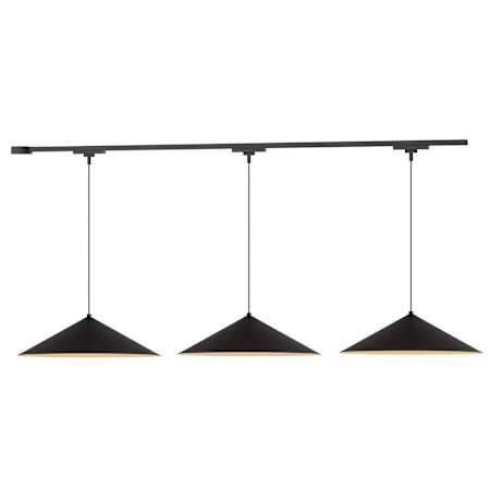 Kuzco Lighting Luiz 81" Long 3 Light LED Trilo Track Kit - 3000K Black