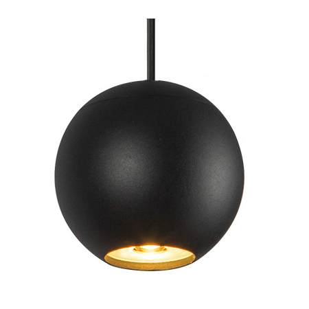 Kuzco Lighting Faria 4000K LED 3" Tall Mini Pendant Black