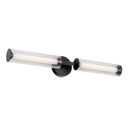 Kuzco Lighting Braga 2 Light 5" Wide Bath Bar Black