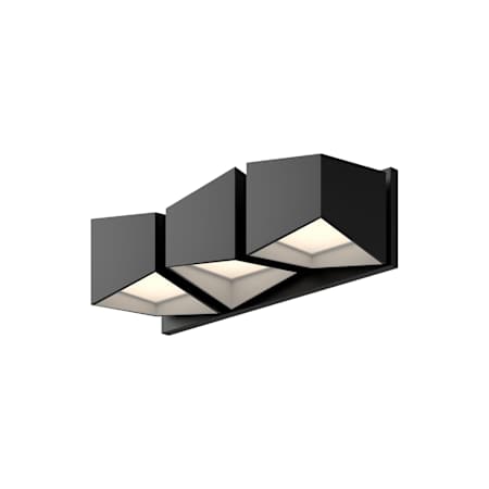 Kuzco Lighting Cubix 3 Light 19" Wide LED Vanity Strip Black / White