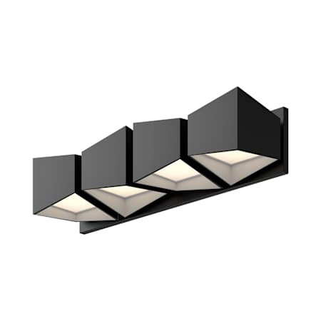 Kuzco Lighting Cubix 4 Light 25" Wide LED Vanity Strip Black / White