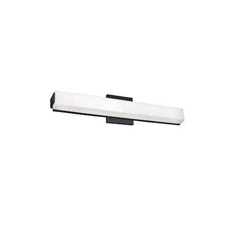 Kuzco Lighting Latitude 25" Wide LED Bath Bar Black