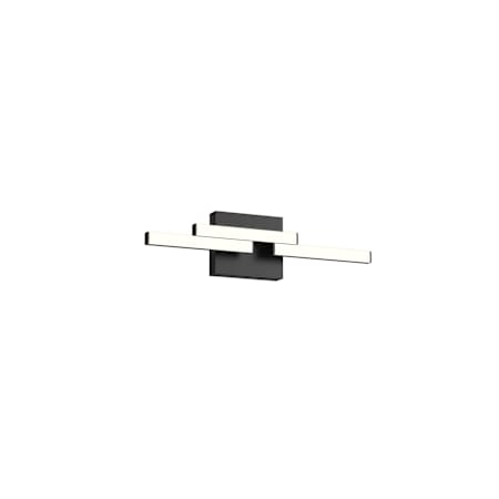 Kuzco Lighting Anello Minor 19" Wide LED Bath Bar Black