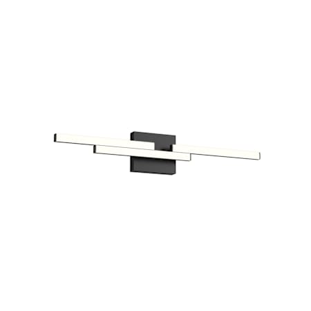 Kuzco Lighting Anello Minor 27" Wide LED Bath Bar Black