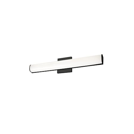 Kuzco Lighting Longitude 20" Wide LED Bath Bar Black