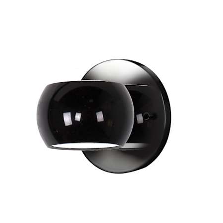 Kuzco Lighting Flux 2" Tall LED Wall Sconce Black