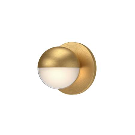 Kuzco Lighting Pluto 5" LED Wall Sconce Brushed Gold