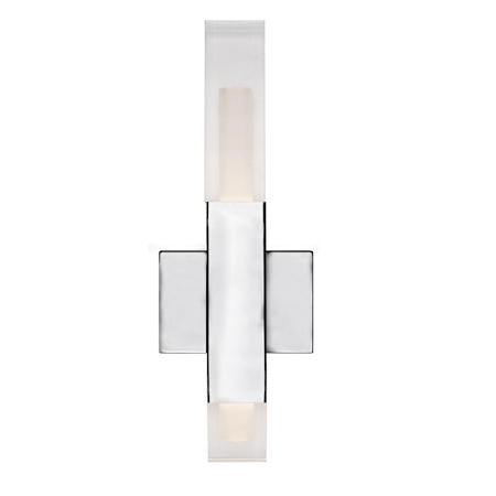 Kuzco Lighting Martelo 2 Light 18" Tall LED Wall Sconce Chrome