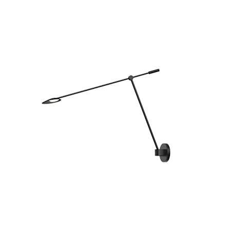 Kuzco Lighting Rotaire 20" Tall LED Wall Sconce Black