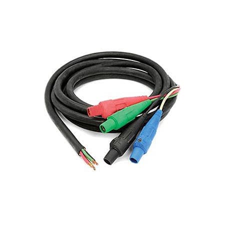 KwiKool 25 Foot Camlock Cable Set for use with the KPO12-23 model air conditioner Black