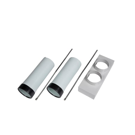 KwiKool 6 Inch Diameter 18 Inch Long Air Chute Kit for the Iceberg Series White