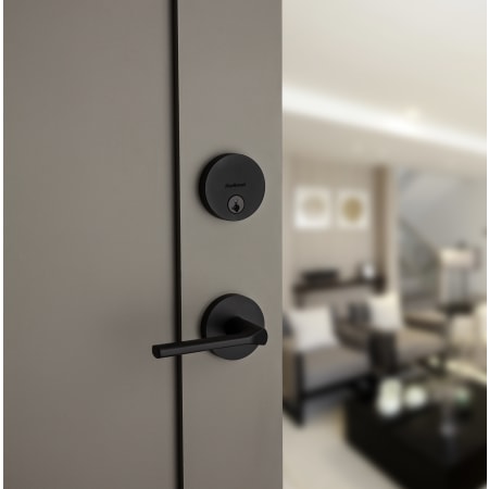 Lisbon Lever with Uptown Low Profile Deadbolt