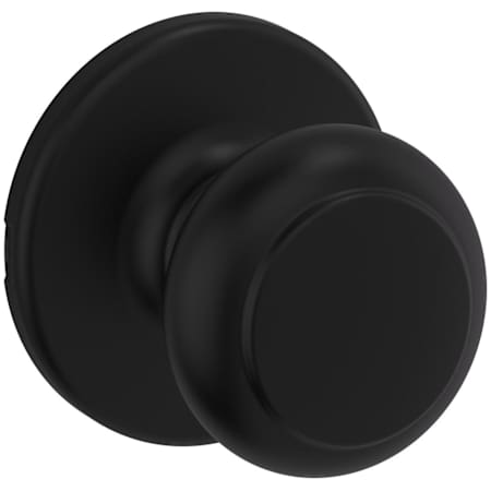 Kwikset Cove Passage Door Knob Set Matte Black