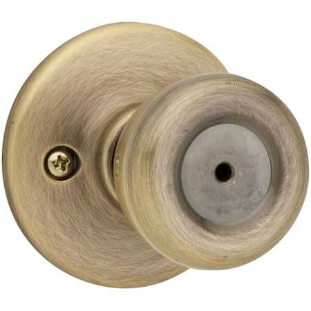 Kwikset Security Series Tylo Privacy Door Knobset Antique Brass