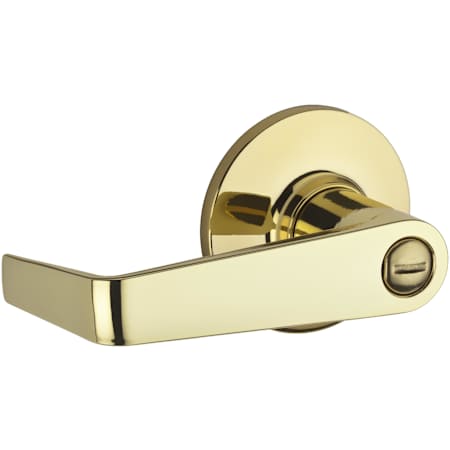 Kwikset Carson Grade 3 Privacy Door Lever Set Polished Brass