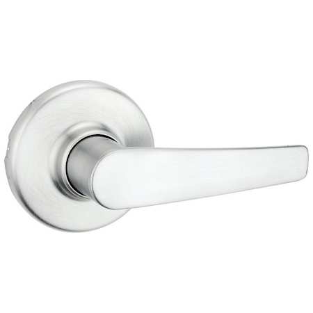 Kwikset Delta Passage Door Lever Set Polished Chrome