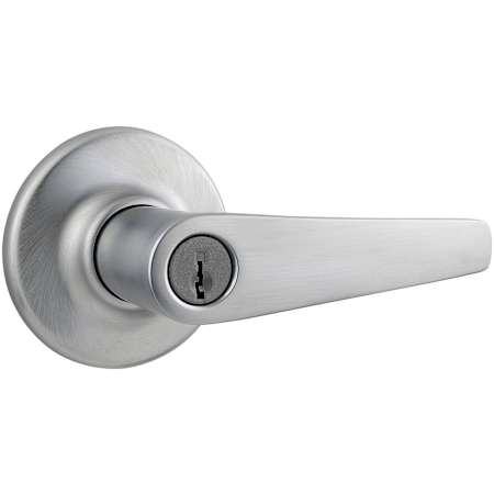 Kwikset Maximum Series Delta Storeroom Keyed Entry Door Lever Satin Chrome