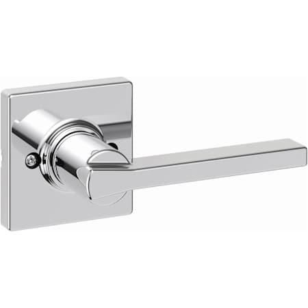 Kwikset Casey Non-Turning One-Sided Dummy Door Lever with Square Rose Bright Chrome