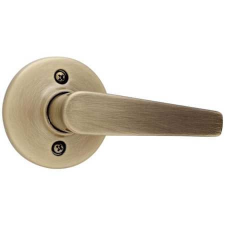 Kwikset Delta Reversible Non-Turning One-Sided Dummy Door Lever Antique Brass