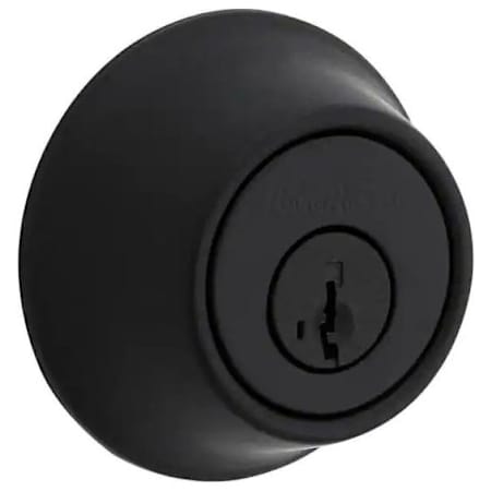 Kwikset 660 Series Deadbolt Single Cylinder Deadbolt with Smartkey Matte Black