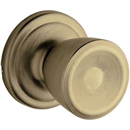 Kwikset Signature Series Abbey Passage Door Knobset Antique Brass