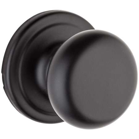 Kwikset Hancock Passage Door Knob Set Matte Black