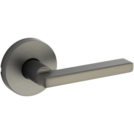 Kwikset Halifax Passage Door Lever Set with Round Rose Gun Metal