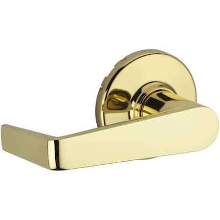 Kwikset Kingston Grade 2 Passage Door Lever Set Polished Brass