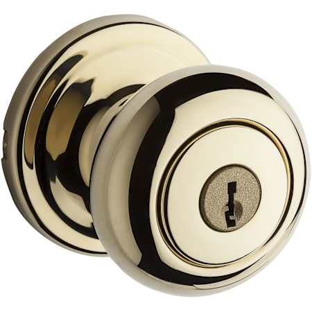 Kwikset Signature Series Hancock Keyed Entry Single Cylinder Knobset Polished Brass