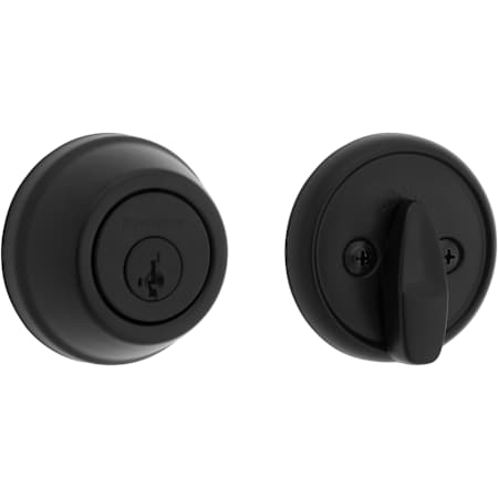 Kwikset 780 Single Cylinder Keyed Entry Deadbolt from the Signature Series Matte Black