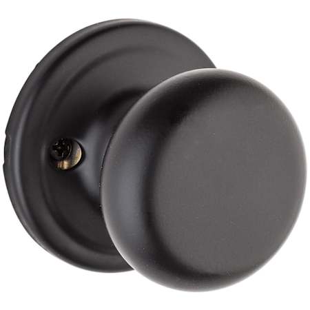 Kwikset Hancock Reversible Non-Turning One-Sided Dummy Door Knob Matte Black