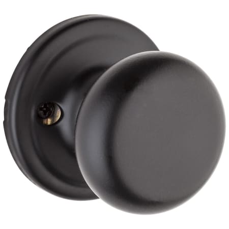 Kwikset Hancock Reversible Non-Turning One-Sided Dummy Door Knob Matte Black