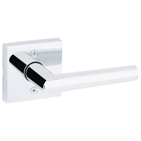 Kwikset Milan Non-Turning One-Sided Dummy Door Lever with Square Rose Bright Chrome