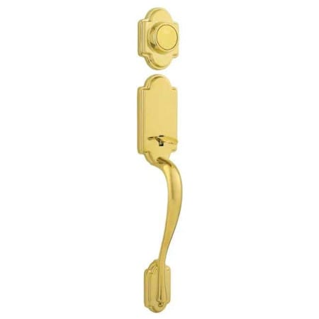 Kwikset Signature Series Arlington Dummy Handleset - Exterior Only Lifetime Polished Brass