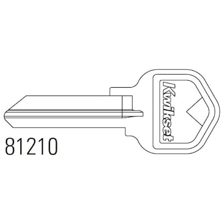 Kwikset Key Blanks Solid Bow Masters Key - Pack of 50 na