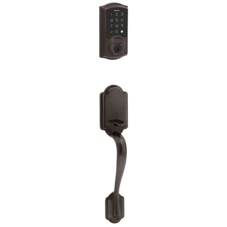 Kwikset Arlington Sectional Electronic Keyless Entry Exterior Pack Handleset with SmartKey Venetian Bronze