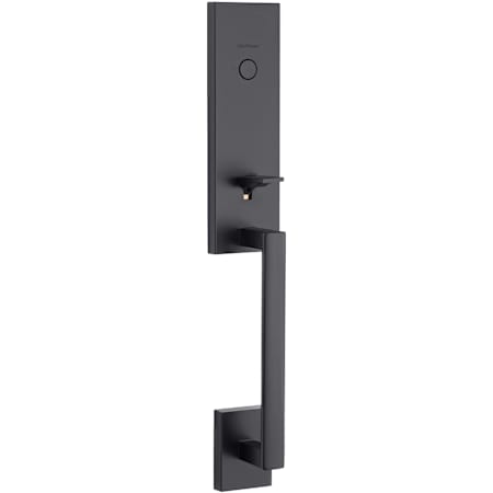 Kwikset Vancouver Inactive Dummy One Piece Exterior Handleset Matte Black