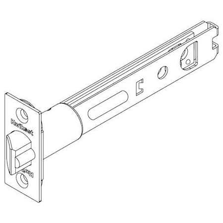 Kwikset 5L SCDL 5" Backset Deadlatch Polished Brass