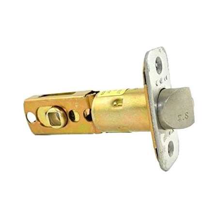 Kwikset UL Listed Replacement Round Corner Adjustable Deadlatch Satin Nickel