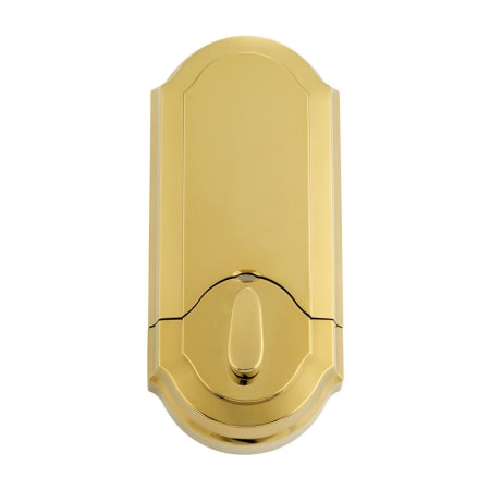 Kwikset-910TRL-ZW-Interior in Lifetime Polished Brass