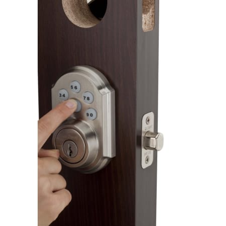 Kwikset-910TRL-ZW-Push Button Locking