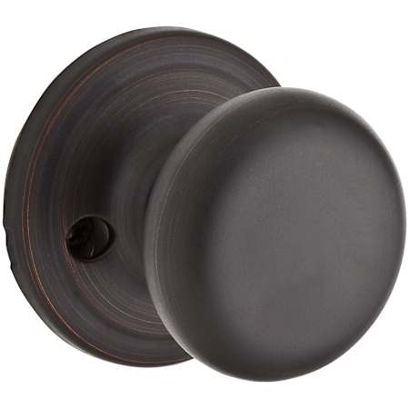 Kwikset Hancock Knob Single Cylinder Interior Pack with Round Rose for Handlesets Venetian Bronze