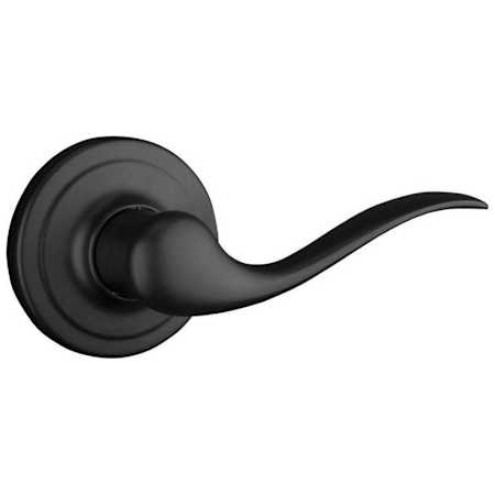 Kwikset Tustin Left Handed Lever Single Cylinder Interior Pack with Round Rose for Handlesets Matte Black
