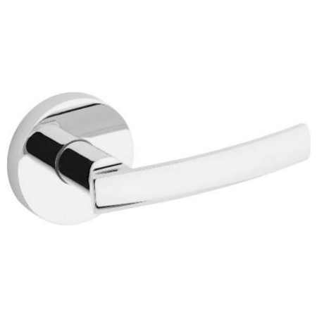 Kwikset Sydney Lever Non-Turning One-Sided Dummy Interior Pack with Round Rose for Handlesets Bright Chrome