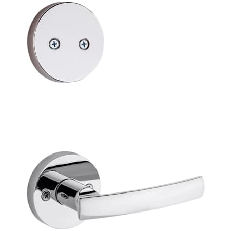Kwikset Sydney Dummy Interior Pack with Round Rose Polished Chrome