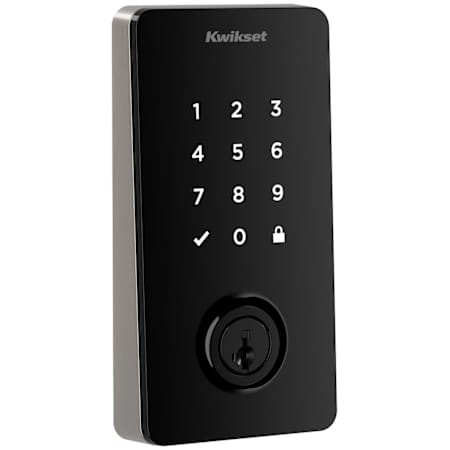 Kwikset Halo Touchscreen Single Cylinder Keyless Entry Deadbolt with WiFi and SmartKey Technology from the Signature Collection Satin Nickel