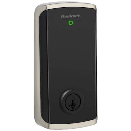 Kwikset Halo Touchscreen Keyless Entry Electronic Deadbolt with WiFi and Smartkey Satin Nickel