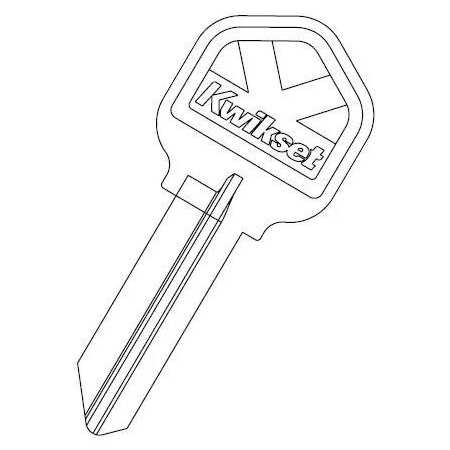 Kwikset Spare Key for Key Locks N/A