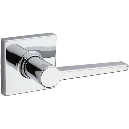 Kwikset Safe Lock by Kwikset Daylon Passage Door Lever Set with Square Rose Bright Chrome